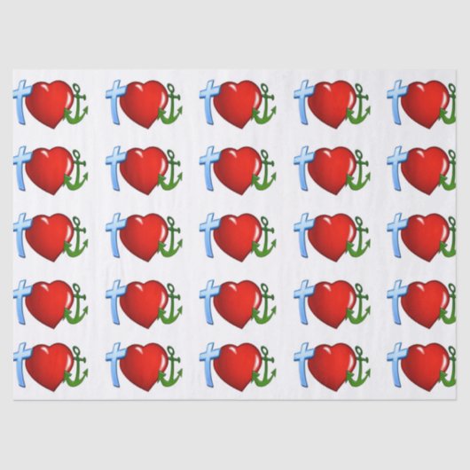 Papier Mousseline les marins aiment le papier de tissu jésus (Recto)