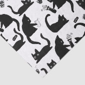 Papier Mousseline Les mauvais chats frappent des trucs sur (Détail)