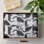 Papier Mousseline Les mauvais chats frappent des trucs sur (Cadeau)