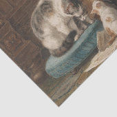 Papier Mousseline Les musiciens par Henriette Ronner-Knip (Détail)