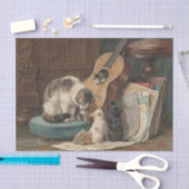Papier Mousseline Les musiciens par Henriette Ronner-Knip (Artisanat)