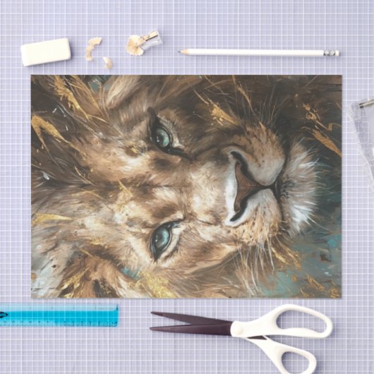 Papier Mousseline Les nouveaux Lions15 (Artisanat)