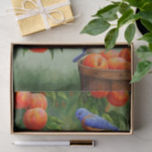 Papier Mousseline Les oiseaux bleus dans le verger d'un bracelet (Cadeau)