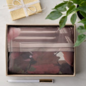 Papier Mousseline Les oiseaux français roses (Cadeau)