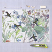 Papier Mousseline Les oiseaux Starflower de colibri fleurit le (Artisanat)