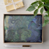 Papier Mousseline Les oliviers par Vincent van Gogh (Cadeau)