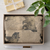 Papier Mousseline Les ours sur la page de découpage Brown (Cadeau)