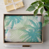 Papier Mousseline Les palmiers tropicaux d'été (Cadeau)