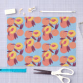 Papier Mousseline Les pêches (Artisanat)