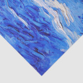 Papier Mousseline Les peupliers de Saint-Rémy, Van Gogh (Détail)