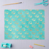 Papier Mousseline Les pics Abstraits d'or sur la page de découpage A (Artisanat)