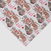 Papier Mousseline Les premiers animaux en bois de Noël du bébé Lapin (Détail)