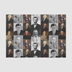 Papier Mousseline Les présidents américains, Hamilton et Franklin