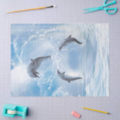 Papier Mousseline Les Rêves Des Dauphins (Artisanat)