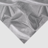 Papier Mousseline Les riches ont chiffonné la texture argentée (Détail)