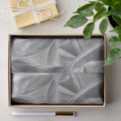 Papier Mousseline Les riches ont chiffonné la texture argentée (Cadeau)