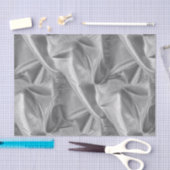 Papier Mousseline Les riches ont chiffonné la texture argentée (Artisanat)