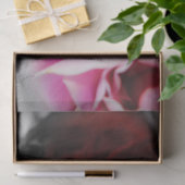 Papier Mousseline Les roses noirs et blancs se fanent (Cadeau)