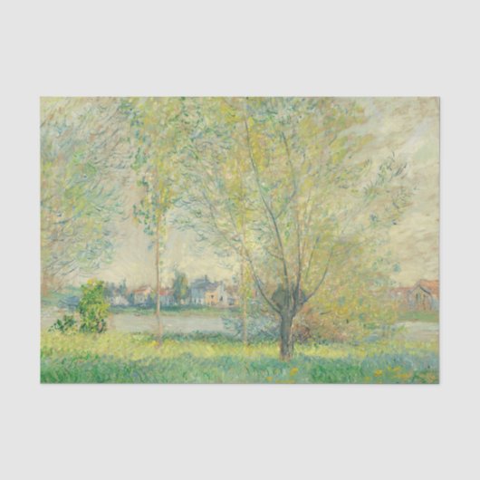 Papier Mousseline Les saules de Claude Monet (Recto)