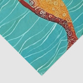 Papier Mousseline Les sirènes de mosaïque sur les sables égyptiens (Détail)