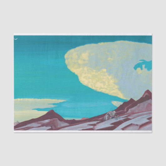 Papier Mousseline Les tablettes des commandements de Roerich (Recto)