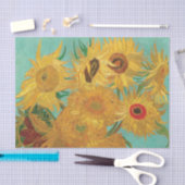 Papier Mousseline Les tournesols de Van Gogh (Artisanat)