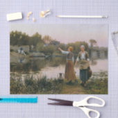 Papier Mousseline Les transporteurs d'eau par Daniel Ridgway Knight (Artisanat)