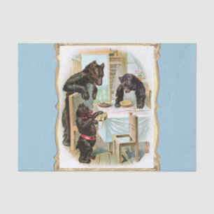 Papier Mousseline Les trois ours