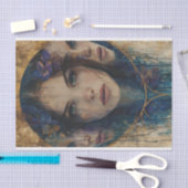 Papier Mousseline Les trois visages (Artisanat)