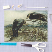 Papier Mousseline « Les Twa Corbies » par Arthur Rackham (Artisanat)