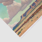 Papier Mousseline Les vastes terres de Navajo par Maynard Dixon (Détail)