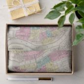 Papier Mousseline Les villes de Pittsburgh Allegheny Cincinnati (Cadeau)