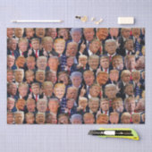 Papier Mousseline Les Visages Drôle De Trump (Artisanat)