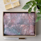 Papier Mousseline Les yeux de chat rose Turquoise  Élégant Texture c (Cadeau)