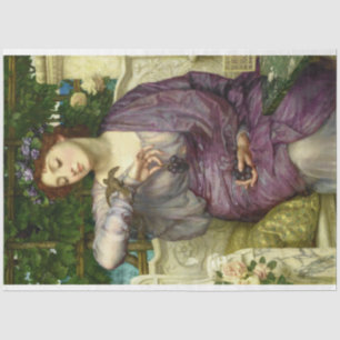 Papier Mousseline Lesbia et sa découpage d'oeuvres d'art du moineau