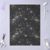 Papier Mousseline L'espace extra-atmosphérique Stars Galaxies Systèm (Artisanat)