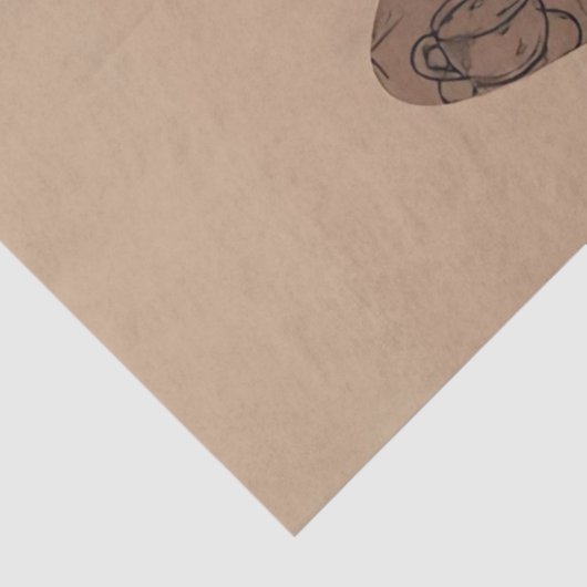 Papier Mousseline L'Essence Du Café Chaud (Détail)