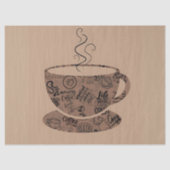 Papier Mousseline L'Essence Du Café Chaud (Recto)