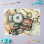 Papier Mousseline "L'essentiel de Globetrotter : l'aventure attend" (Artisanat)