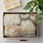 Papier Mousseline "L'essentiel de Globetrotter : l'aventure attend" (Cadeau)