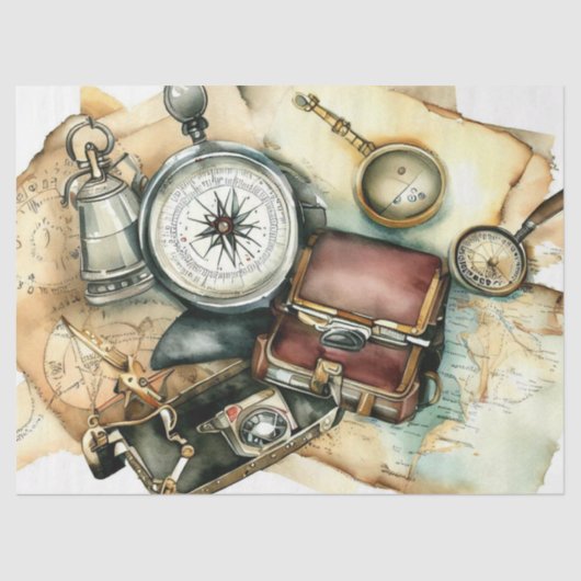 Papier Mousseline "L'essentiel de Globetrotter : l'aventure attend" (Recto)