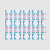 Papier Mousseline Let It Snow Happy Snowman (Recto)