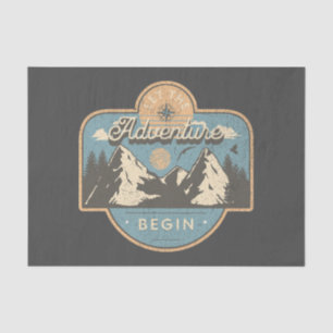 Papier Mousseline Let the adventure begin