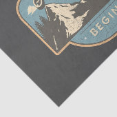 Papier Mousseline Let the adventure begin (Détail)