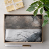 Papier Mousseline L'étalon de Decoupage Central (Cadeau)