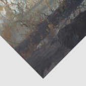 Papier Mousseline L'étalon noir dans la page de découpage des bois (Détail)