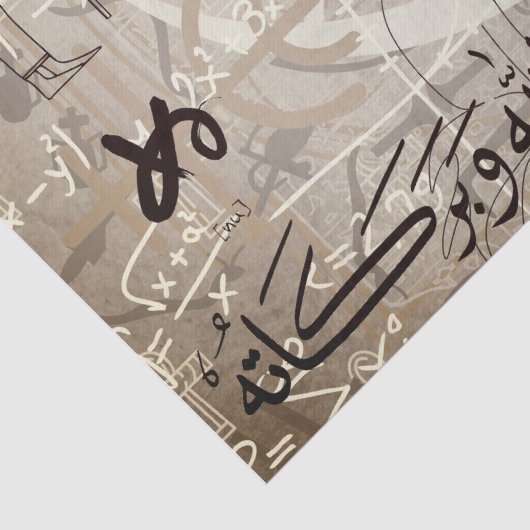 Papier Mousseline Lettering (Détail)