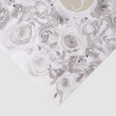 Papier Mousseline LETTRE BLANCHE Rose D'Hiver Russe (Détail)