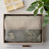 Papier Mousseline Lettre d'amour avec découpage Hibiscus | Papier Ti (Cadeau)