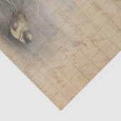 Papier Mousseline Lettre d'amour avec découpage Hibiscus | Papier Ti (Détail)